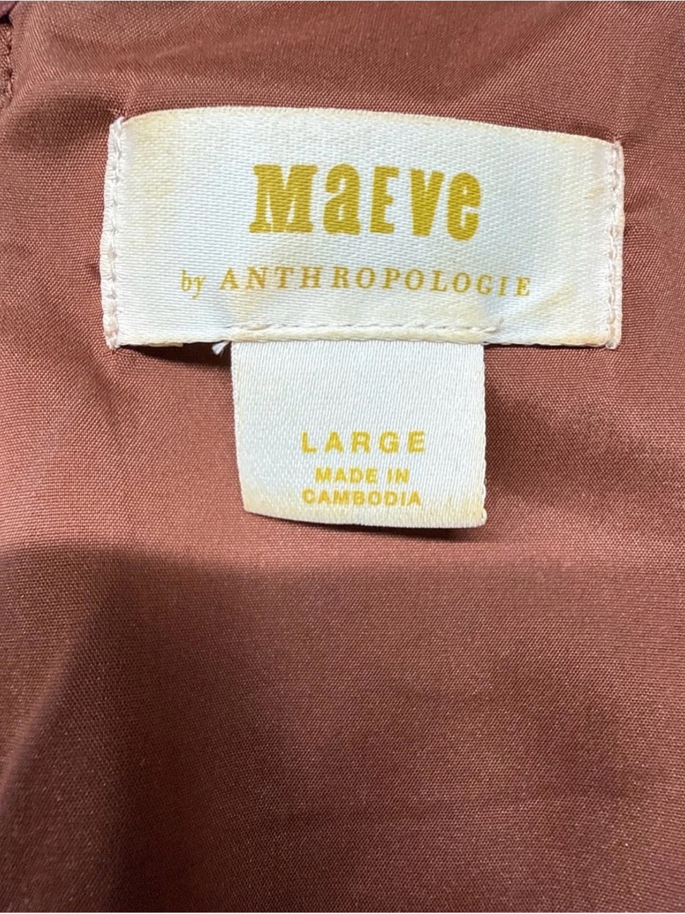Maeve Royale Sequined Copper Jumpsuit Women’s Size Large evening shimmer! - Picture 5 of 7